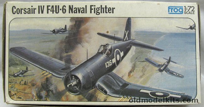 Frog 1/72 Corsair IV F4U-6 - RNZAF No. 2 Support Unit Wing 1945 / FAA 1842 Sq HMS Formidable July 1945 Royal Navy, F243 plastic model kit